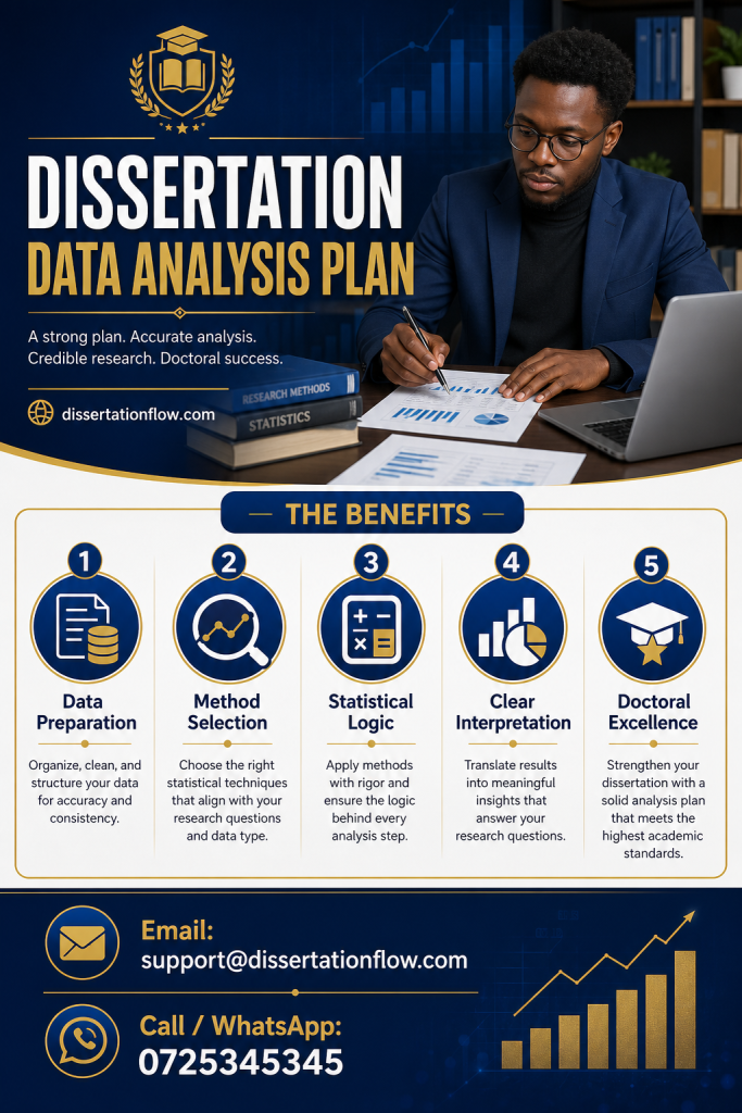 dissertation data analysis plan