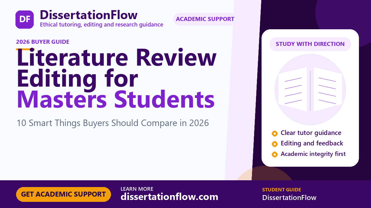 Literature Review Editing for Masters Students by DissertationFlow