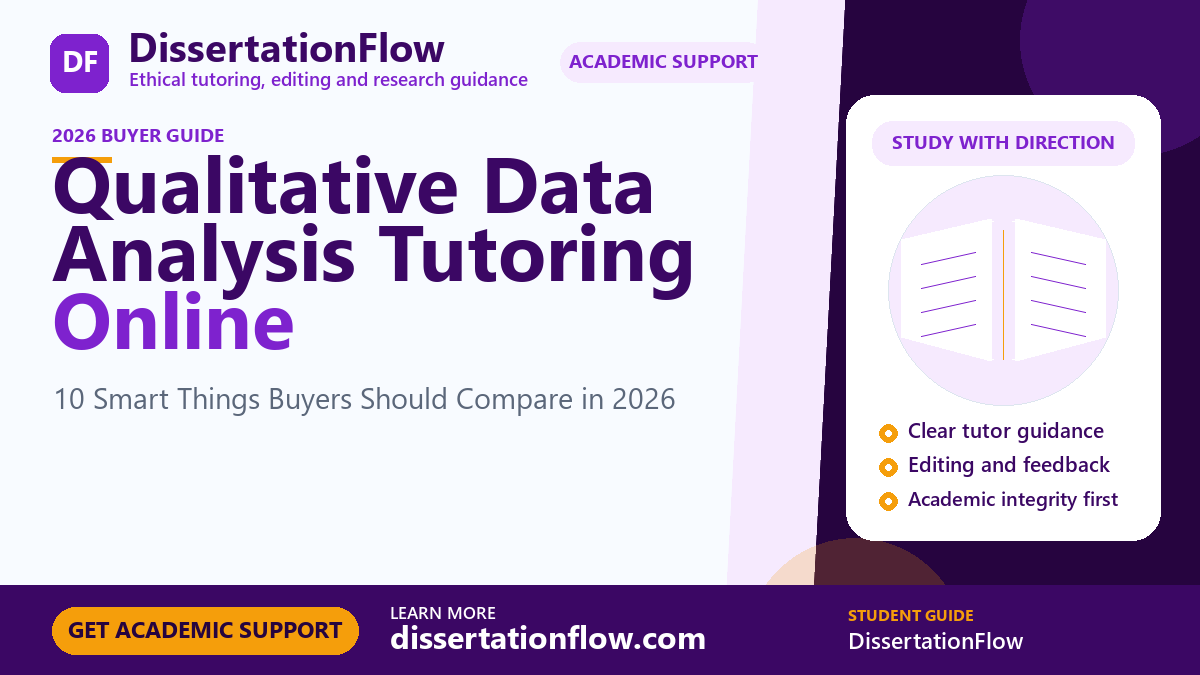 Qualitative Data Analysis Tutoring Online by DissertationFlow