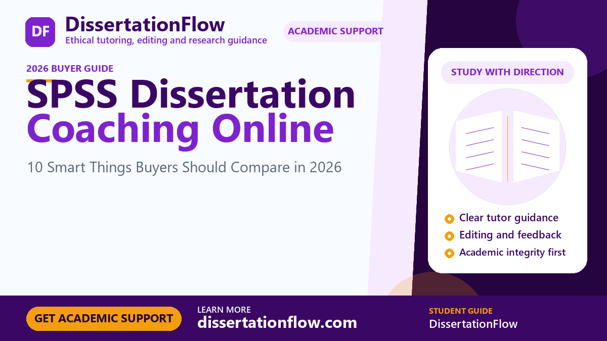 SPSS Dissertation Coaching Online by DissertationFlow