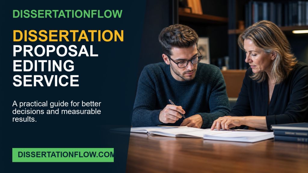 Dissertation Proposal Editing Service - dissertationflow service guide
