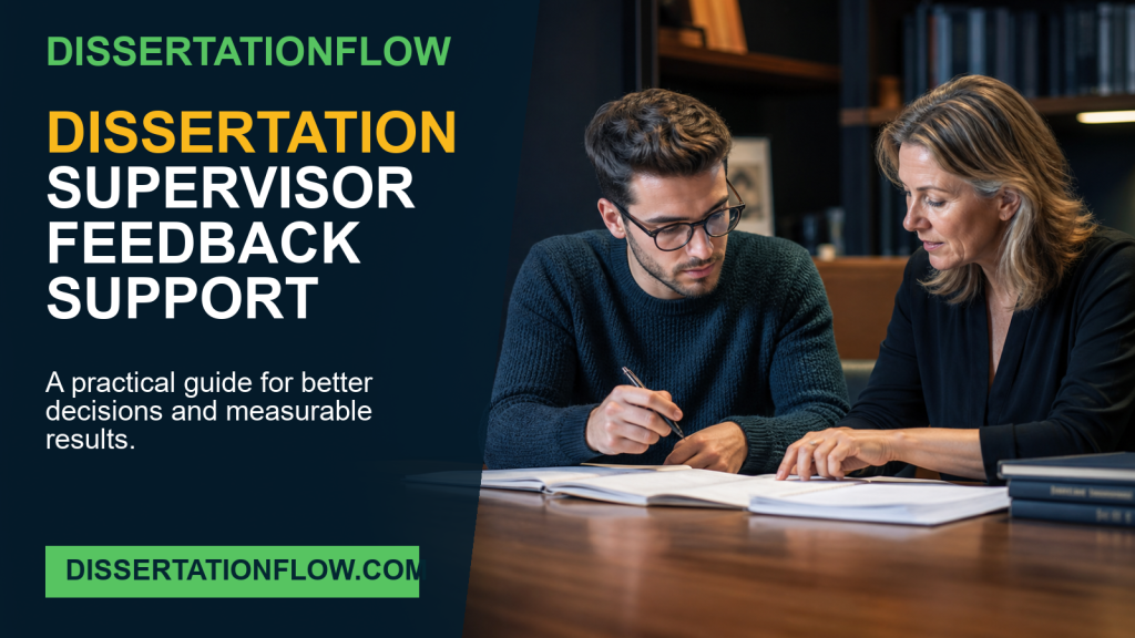 Dissertation Supervisor Feedback Support