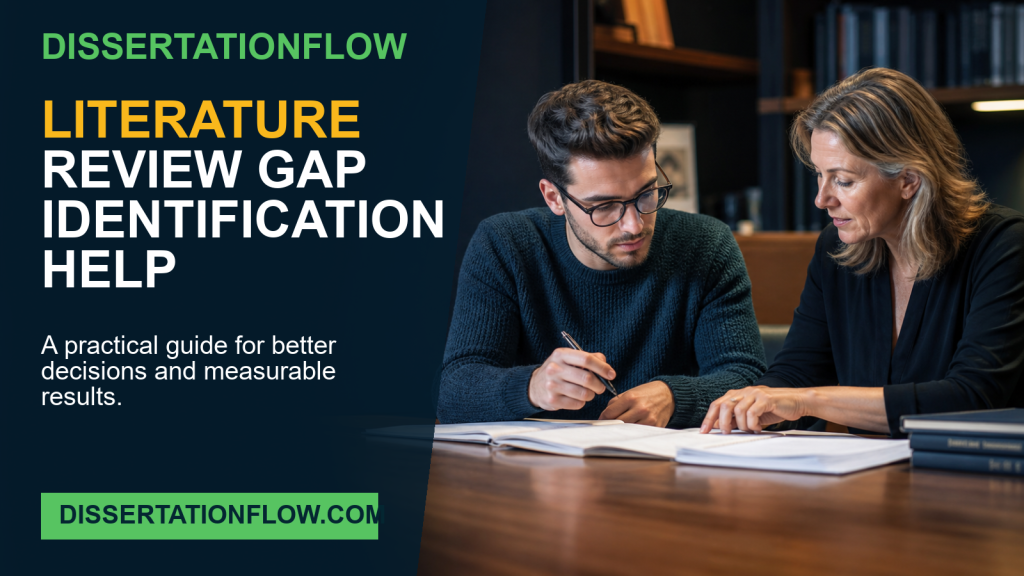Literature Review Gap Identification Help