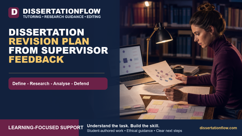 Dissertation Revision Plan from Supervisor Feedback - DissertationFlow