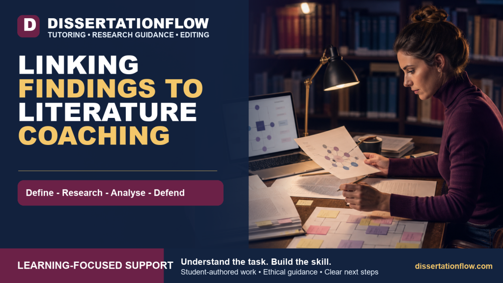 Linking Findings to Literature Coaching - DissertationFlow